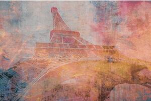 Fototapeta - Abstraktní Eiffelova věž II. 150x250 + zdarma lepidlo