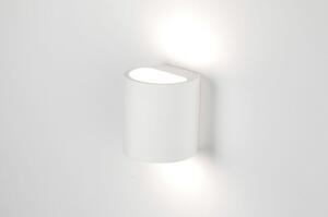 Nástěnné keramické bílé svítidlo Relax 15 (LMD)