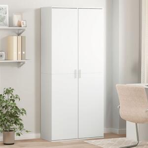 Skříň highboard bílá 80 x 35 x 180 cm kompozitní dřevo 3276651