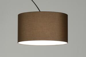 Stojací designová oblouková lampa Adamo Marrone (LMD)