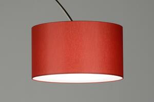 Stojací designová oblouková lampa Adamo Rosso (LMD)