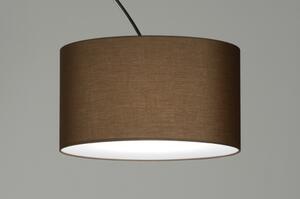 Stojací designová oblouková lampa Adamo Marrone (LMD)