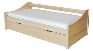 Zvýšená postel s přistýlkou Senior KL-093, masiv borovice