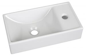 Koupelnová sestava - ARUBA white, 40 cm, sestava č. 13, dub craft/lesklá bílá