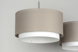 Závěsné designové svítidlo Napolitana Taupe (LMD)