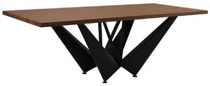 Hnědý dubový jídelní stůl Windsor & Co Volans 180 x 100 cm