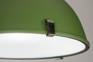 Závěsné zelené retro svítidlo Greenbruin (Greyhound)