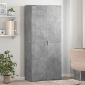 Botník betonově šedý 80 x 39 x 178 cm kompozitní dřevo 3276675