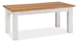 Konferenční stolek - POPRAD, medová borovice/bílá borovice