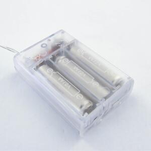 DECOLED LED světelný řetěz na baterie, ledově bílá, 10 diod, 2,1 m