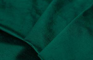 Lahvově zelená sametová rohová rozkládací pohovka Windsor & Co Nuage 285 cm, pravá