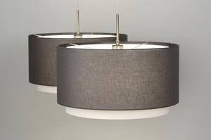 Závěsné designové svítidlo Napolitana Grey Duo (LMD)