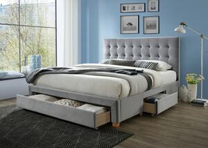 Čalouněná postel se zásuvkami OLA L504, 180×200 cm