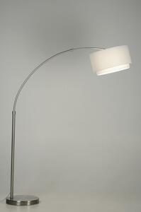 Stojací designová oblouková lampa Soffito Bianco (LMD)