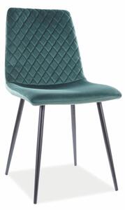 SIGNAL Jídelní židle - IRYS Velvet, různé barvy na výběr Čalounění: zelená (Bluvel 78)