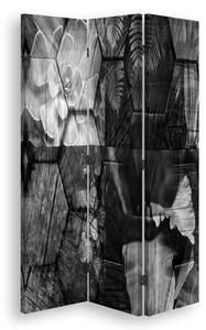 Paraván Tajemství šedi Rozměry: 180 x 170 cm, Provedení: Korkový paraván