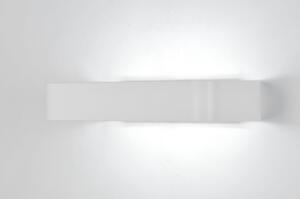 Nástěnné designové bílé LED svítidlo Vicarri (LMD)