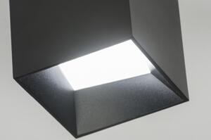 Stropní koupelnové černé bodové LED svítidlo Quadra Black (LMD)