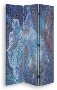 Paraván Secret blue Velikost: 110 x 170 cm, Provedení: Klasický paraván