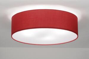 Stropní designové červené svítidlo Kissingen Red (LMD)