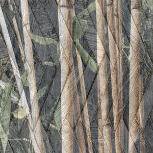 Paraván Hnědý bambus Rozměry: 180 x 170 cm, Provedení: Korkový paraván