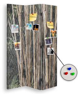 Paraván Hnědý bambus Rozměry: 110 x 170 cm, Provedení: Korkový paraván