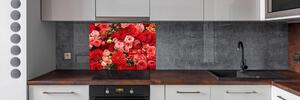 Panel do kuchyně Červené květiny pl-pksh-100x70-f-89362554