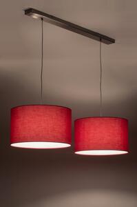 Závěsné designové červené svítidlo Duo Red Unima (LMD)