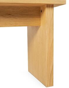 Dubový konferenční stolek Woodman Stripe 120 x 60 cm