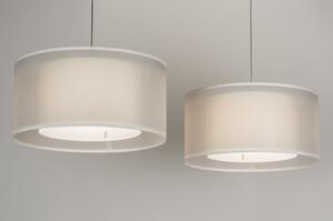 Závěsné designové bílé svítidlo Duo Figaro Bianco Unima (LMD)