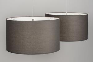 Závěsné designové šedé svítidlo Duo Grey Unima (LMD)