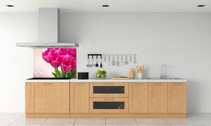 Panel do kuchyně Růžové tulipány pl-pksh-100x70-f-90952565
