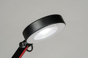 Nástěnné designové LED svítidlo s ramenem Raull Black (LMD)