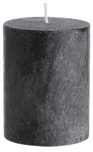 RUSTIC Svíčky set 6 ks 9 cm - černá