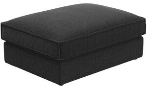 Micadoni Černá podnožka Pola 103 x 78 cm
