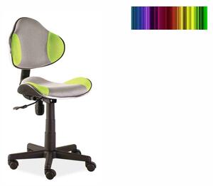 Dětská židle - Q-G2, čalouněná, různé barvy na výběr Čalounění: tyrkysová/šedá