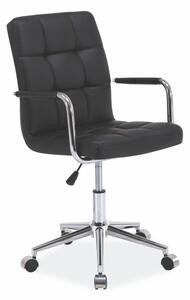 Kancelářská židle - Q-022, ekokůže, různé barvy na výběr Čalounění: růžová (ekokůže)
