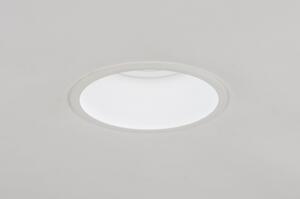 Zápustné kruhové designové bílé svítidlo (LMD)