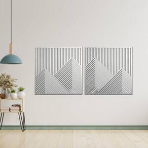 Dvoudílný obraz hor | Minimalistická dekorace | SENTOP PR0481