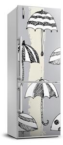 Nálepka fototapeta lednička Deštníky FridgeStick-70x190-f-91475598