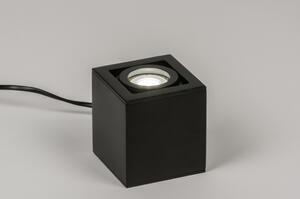 Stolní černá LED lampa Montgomery Black (LMD)