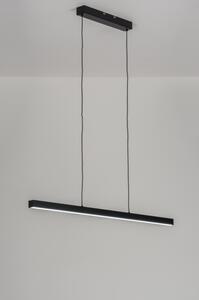 Závěsné designové černé LED svítidlo Corciano Black (LMD)