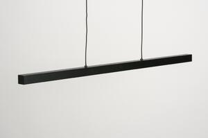Závěsné designové černé LED svítidlo Corciano Black (LMD)