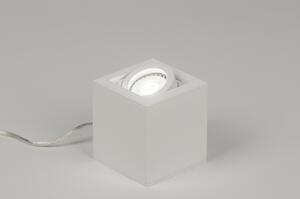 Stolní bílá LED lampa Montgomery White (LMD)