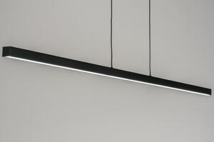 Závěsné designové černé LED svítidlo Corciano O Black (LMD)