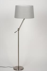 Stojací designová šedá lampa Fianno Grey K (LMD)