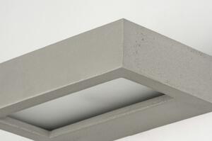 Nástěnné betonové šedé svítidlo Vico Beton (LMD)
