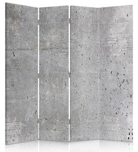 Paraván Struktura betonu Rozměry: 145 x 170 cm, Provedení: Klasický paraván