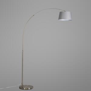 Stojací oblouková lampa Maghera Grey (Kohlmann)