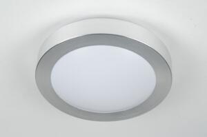 Koupelnové stropní svítidlo Markus (Stropní kulaté světlo do koupelny, krytí IP44, chromované)